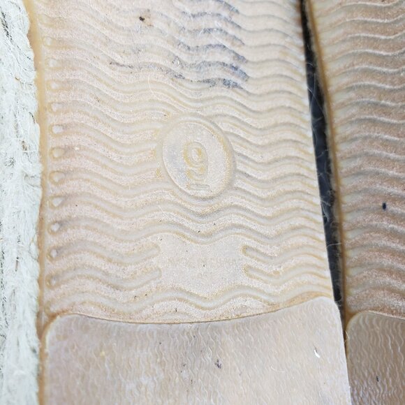 Soludos Espadrilles Shoes Embroidered Canvas Jute Bohemian Resortwear size 9 - Picture 10 of 13